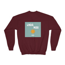 Load image into Gallery viewer, Linda Mar Beach Youth Crewneck Sweatshirt