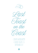 Load image into Gallery viewer, Coastal Cowgirl Bachelorette Invitation
